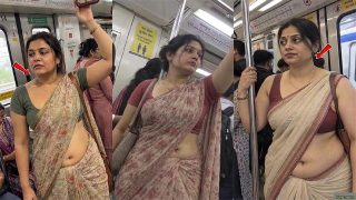 Drawing Stranger Aunty Impress In Metro – Indian Porn Xxx